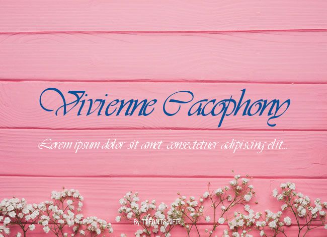 Vivienne Cacophony example